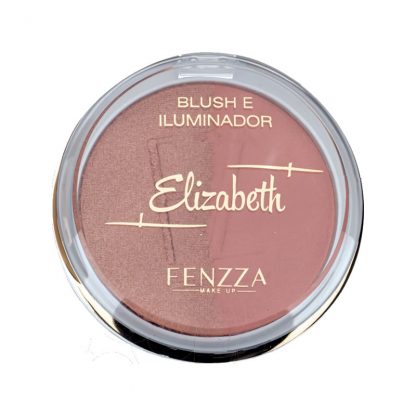 Duo de Blush e Iluminador Elizabeth Fenzza FZ-32013