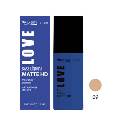 Base Líquida Matte HD Cor 09 Max Love