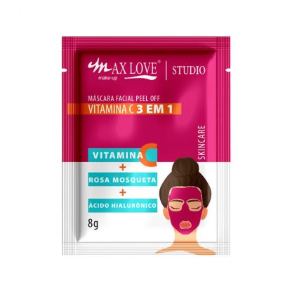 Máscara Facial Peel Off Vitamina C 3em1 Max Love