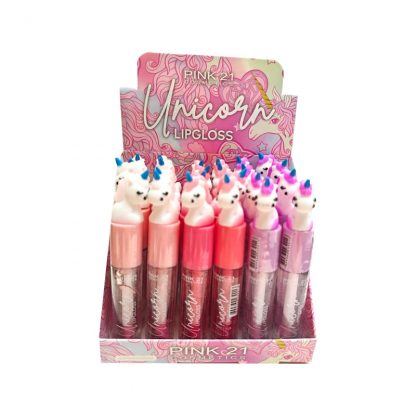Lip Gloss Mágico Unicorn Pink 21 CS-3561 Atacado
