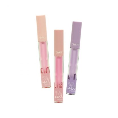 Lip Gloss Hidratante Let's Get Wet Pink 21 CS-3583 Kit