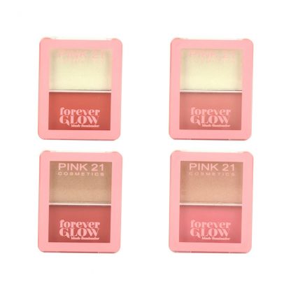 Blush e Iluminador Forever Glow Pink 21 CS-3643 Kit