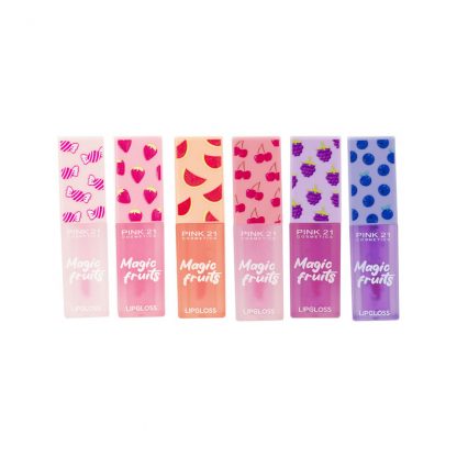 Lip Gloss Magic Fruits Pink 21 CS-3660 Kit