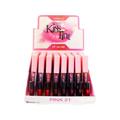 Lip Gloss Kiss Tint Pink 21 CS-2855 Atacado