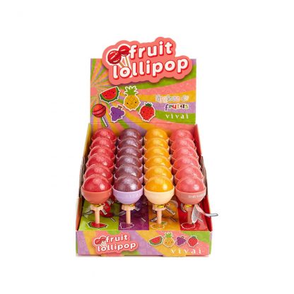 Fruit Lollipop Lip Gloss Vivai V-3028 Atacado