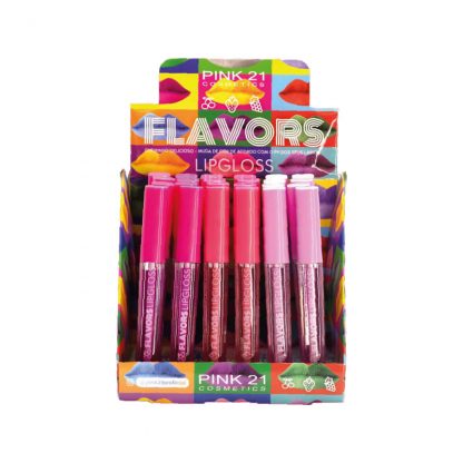 Lip Gloss Flavors Pink 21 CS-3581 Atacado