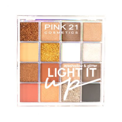 Paleta de Sombras Light It Up Cor 1 Pink 21 CS-3632-1