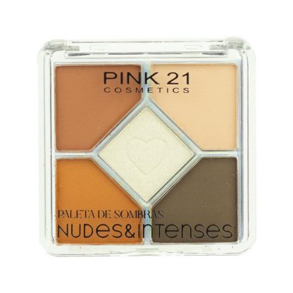 Paleta de Sombras Nudes & Intenses Cor 1 Pink 21 CS-3978-1