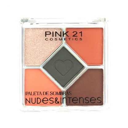 Paleta de Sombras Nudes & Intenses Cor 3 Pink 21 CS-3978-3