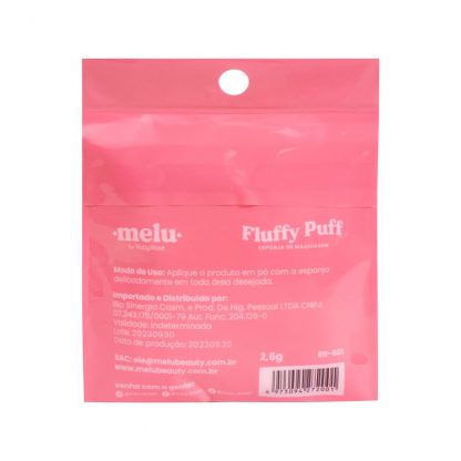 Esponja Para Pó Fluffy Puff Melu by Ruby Rose RR-S01