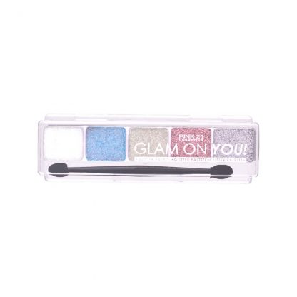Paleta de Glitter Glam On You Cor 1 Pink 21 CS-4030-A1