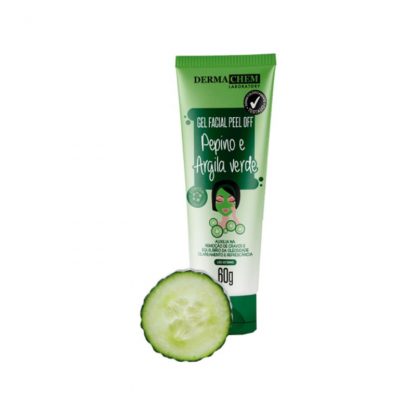 Gel Facial Peel Off Pepino e Argila Verde Dermachem 5815