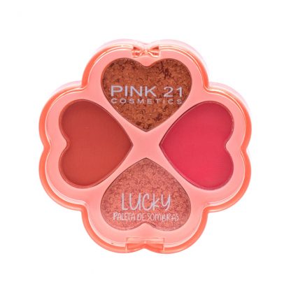 Paleta de Sombras Lucky Cor 1 Pink 21 CS-4061-1