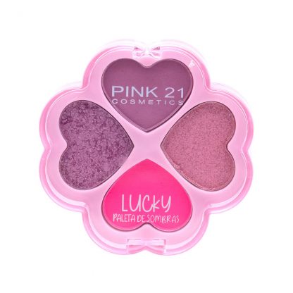 Paleta de Sombras Lucky Cor 3 Pink 21 CS-4061-3