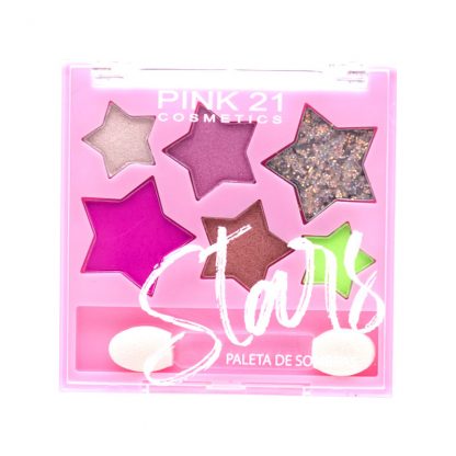 Paleta de Sombras Stars Cor 1 Pink 21 CS-4106-1