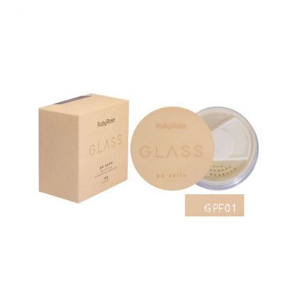 Pó Solto Glass Cor GPF01 Ruby Rose HB-862-GPF01