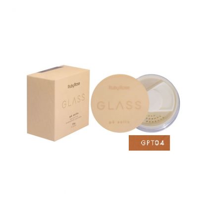 Pó Solto Glass Cor GPT04 Ruby Rose HB-862-GPT04