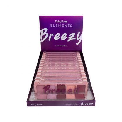 Paleta de Sombras Breezy Ruby Rose HB-F535 Atacado