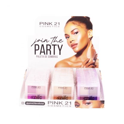 Paleta de Sombras Join The Party Grupo A Pink 21 CS-4259-A Atacado
