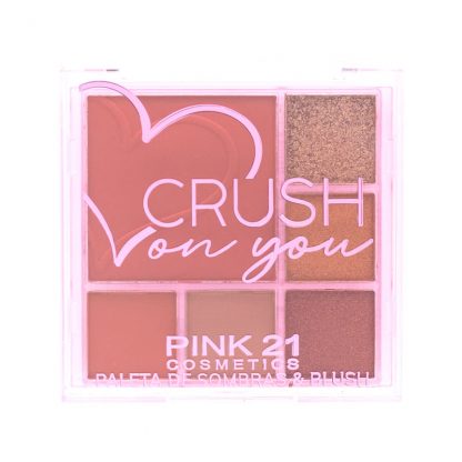 Paleta de Sombras & Blush Crush On You Cor 1 Pink 21 CS-4323-1