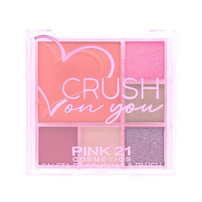 Paleta de Sombras & Blush Crush On You Cor 2 Pink 21 CS-4323-2