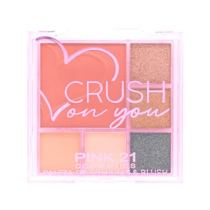 Paleta de Sombras & Blush Crush On You Cor 3 Pink 21 CS-4323-3