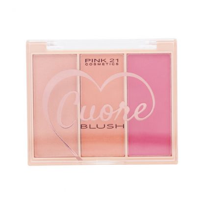 Trio de Blush Cuore Cor 1 Pink 21 CS-3102-1