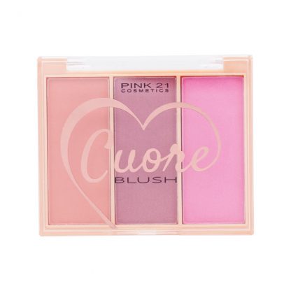 Trio de Blush Cuore Cor 4 Pink 21 CS-3102-4