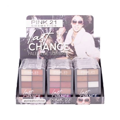 Paleta de Sombras Last Chance Pink 21 CS-4084 Atacado