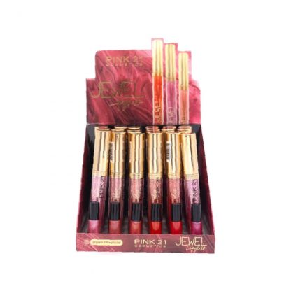 Lip Gloss Jewel Pink 21 CS-4209 Atacado