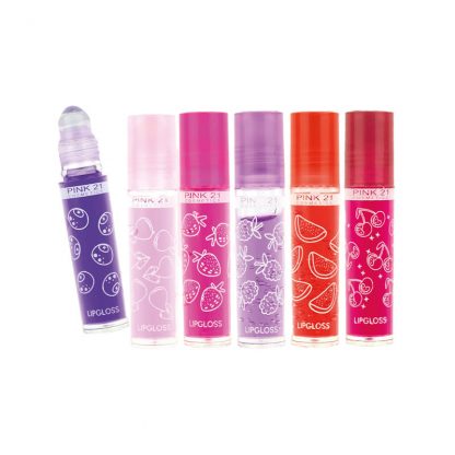 Lip Gloss Fruits Pink 21 CS-4378 Kit