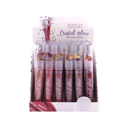 Lip Gloss Cristal Glow Grupo A Pink 21 CS-5050-A Atacado