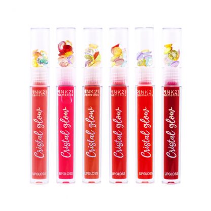 Lip Gloss Cristal Glow Grupo B Pink 21 CS-5050-B Kit