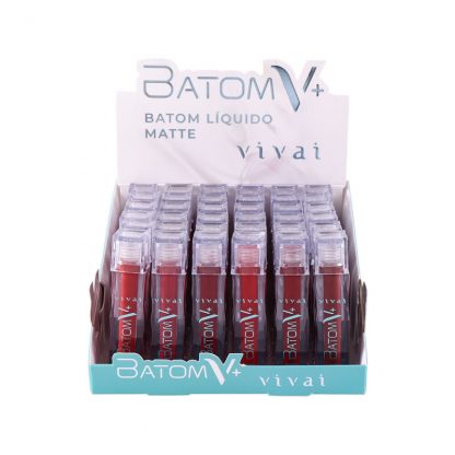 Batom Líquido Matte V+ Vivai V-3241 Atacado